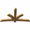 Ekena Millwork Davenport Rough Sawn Timber Gable Bracket, Western Red Cedar, 84"W x 49"H x 4"D x 6"F, 14/12 Pitch GBW084X49X0406DAV00RWR - alternate 5